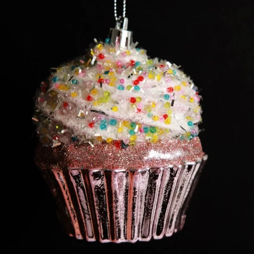 Pink Cupcake Hanging Christmas Decoration Store