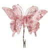 Pink Glitter and Sequin Butterfly Clip Clearance