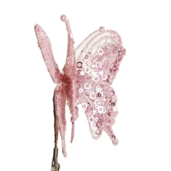 Pink Glitter and Sequin Butterfly Clip Clearance