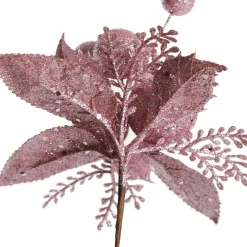 Pink Glitter Ball and Leaf Pick - Set of 2 Pink Glitter Ball And Leaf Pick - Set Of 2 Best