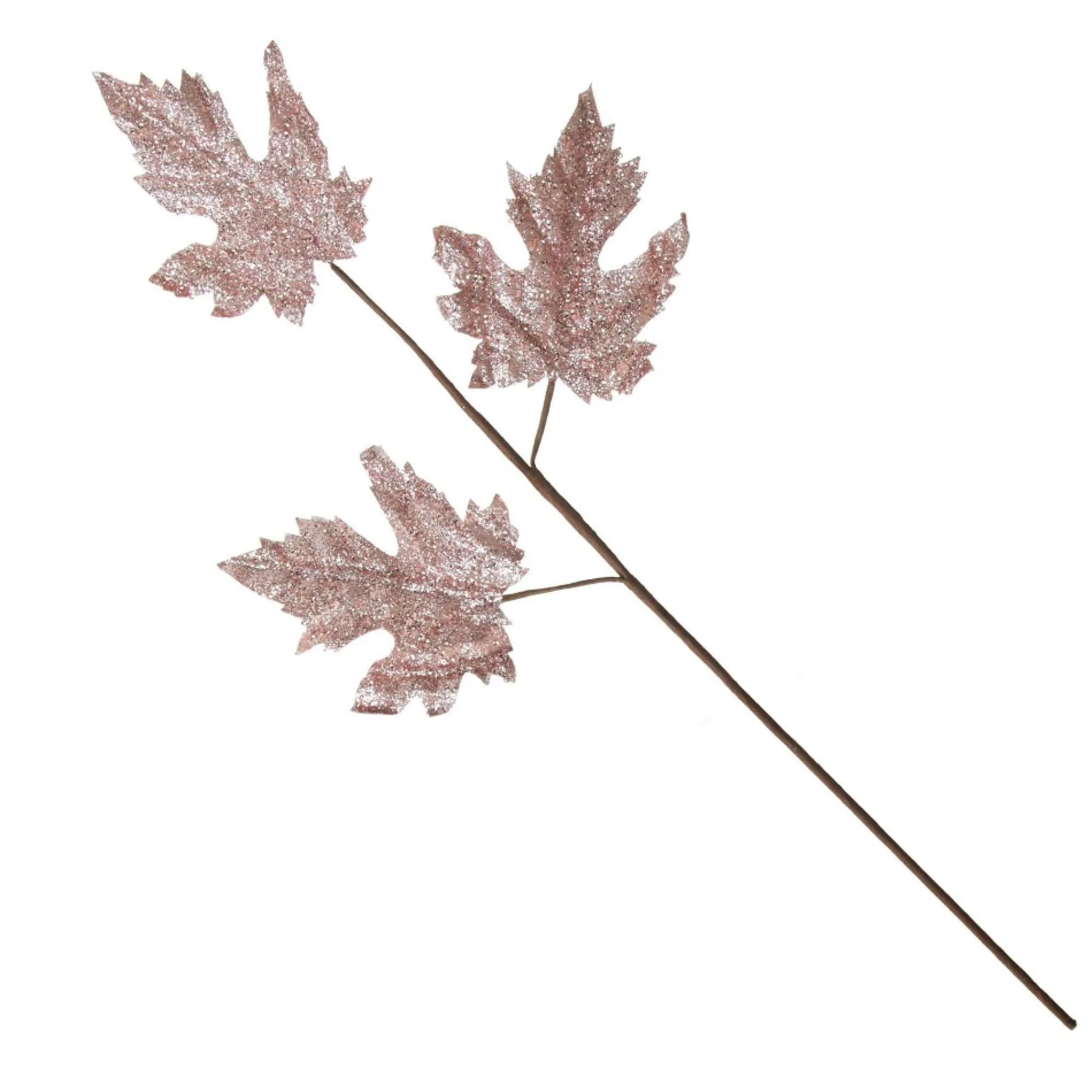 Pink Glitter Maple Leaf Spray Cheap