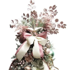 Pink Glitter Round Leaf Spray Flash Sale