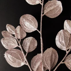 Pink Glitter Round Leaf Spray Flash Sale