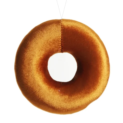 Pink Iced Velvet Donut Christmas Tree Decoration Outlet