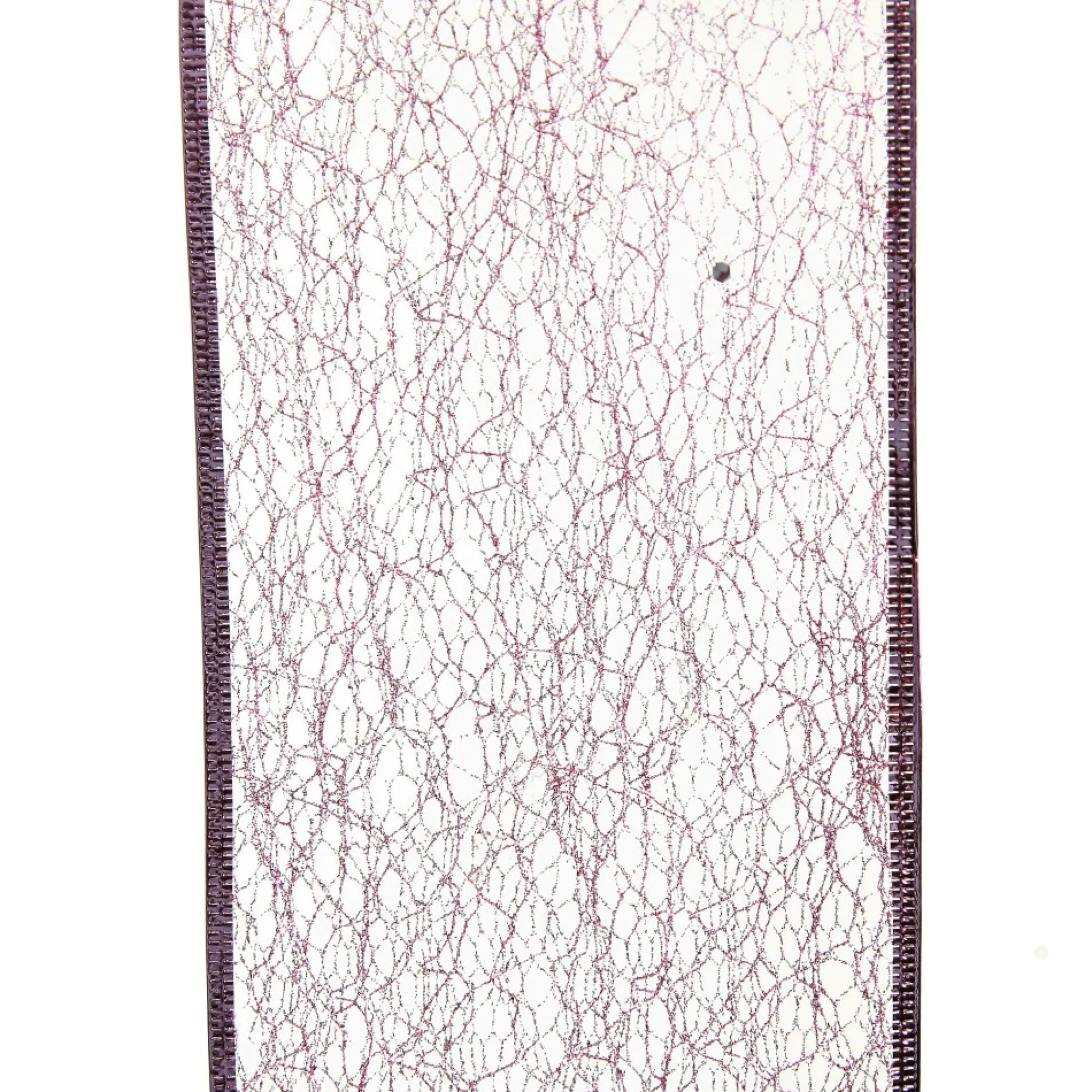 Pink Spider Mesh Wired Christmas Ribbon Garland Online