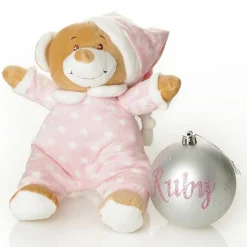 Pink Starbright Teddy and Bauble Gift Pack Flash Sale