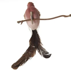 Pink Velvet Bird with Sequins Store