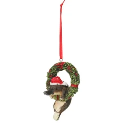 Platypus in Wreath Australiana Christmas Tree Decoration Fashion