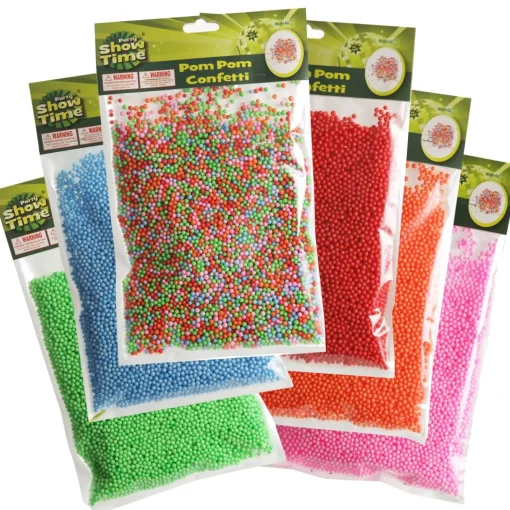 Pom Pom Foam Confetti Clearance