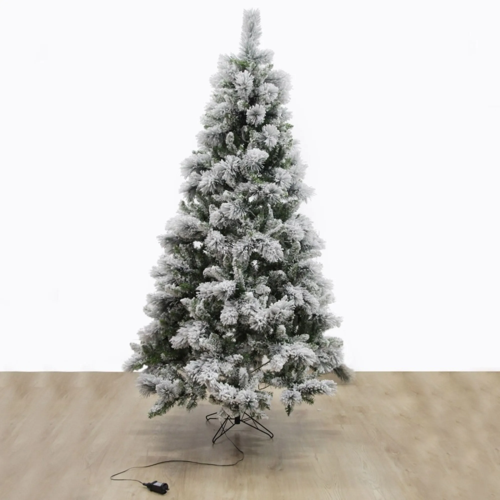 Pre-lit Snow Flocked Fir Christmas Tree Hot