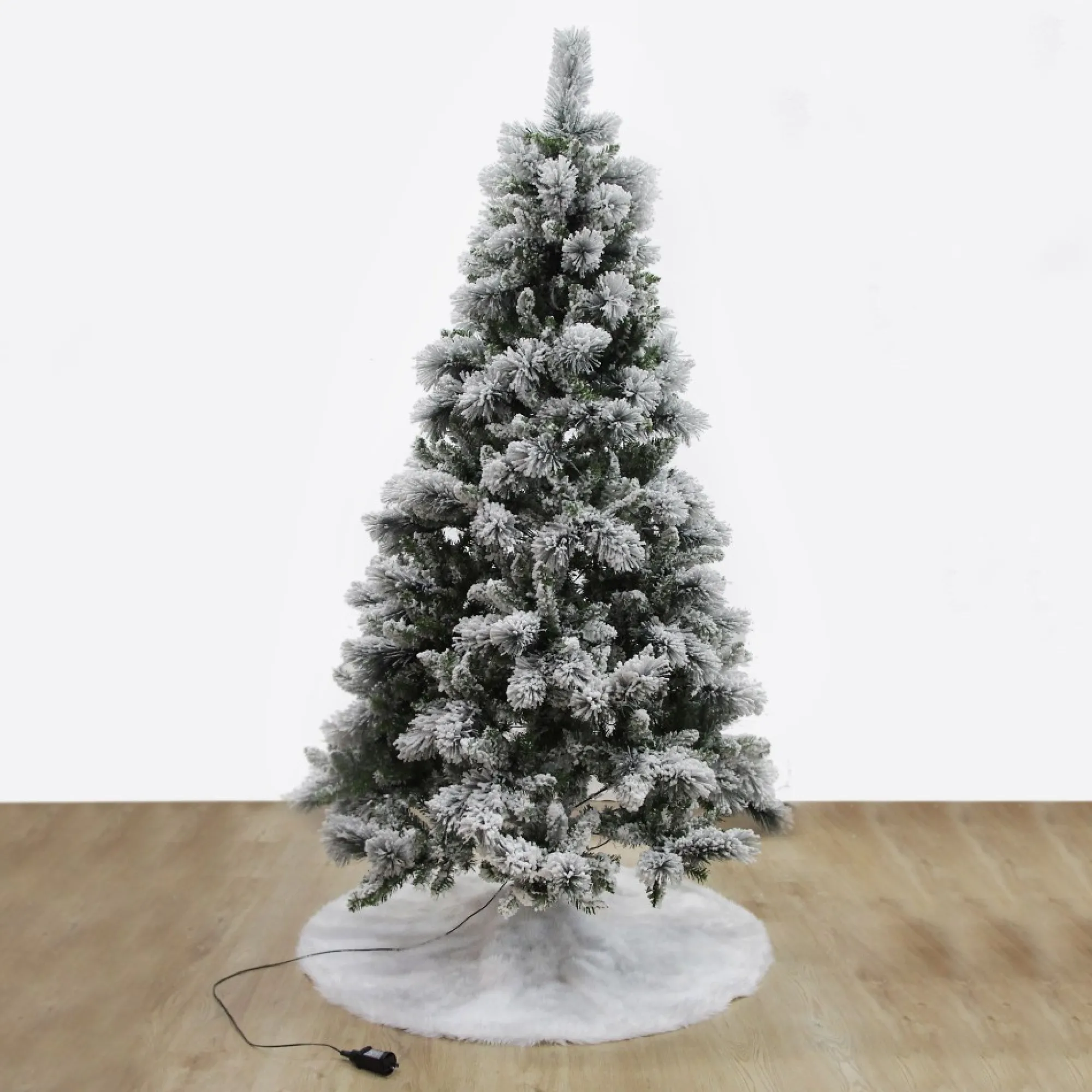 Pre-lit Snow Flocked Fir Christmas Tree Hot