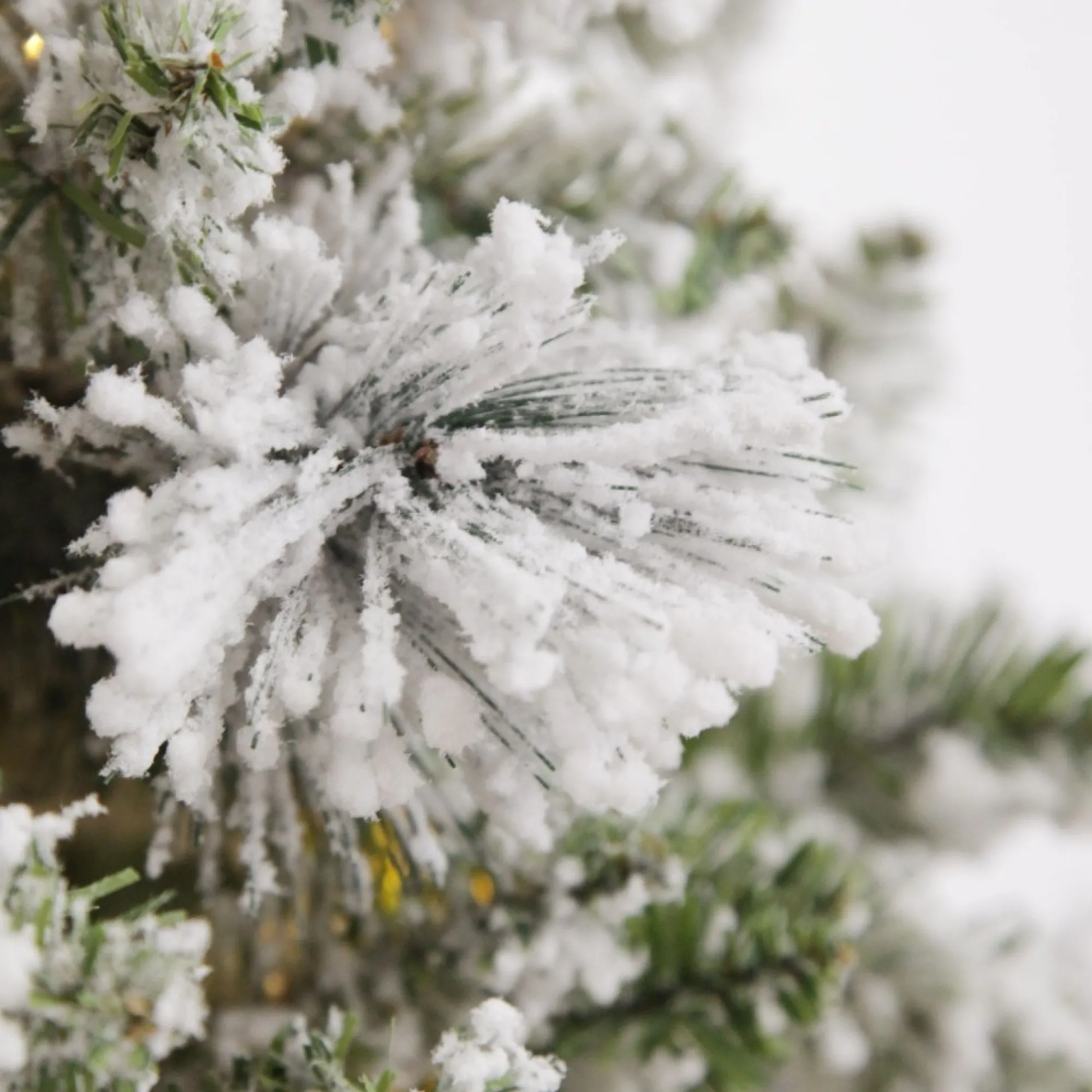 Pre-lit Snow Flocked Fir Christmas Tree Hot