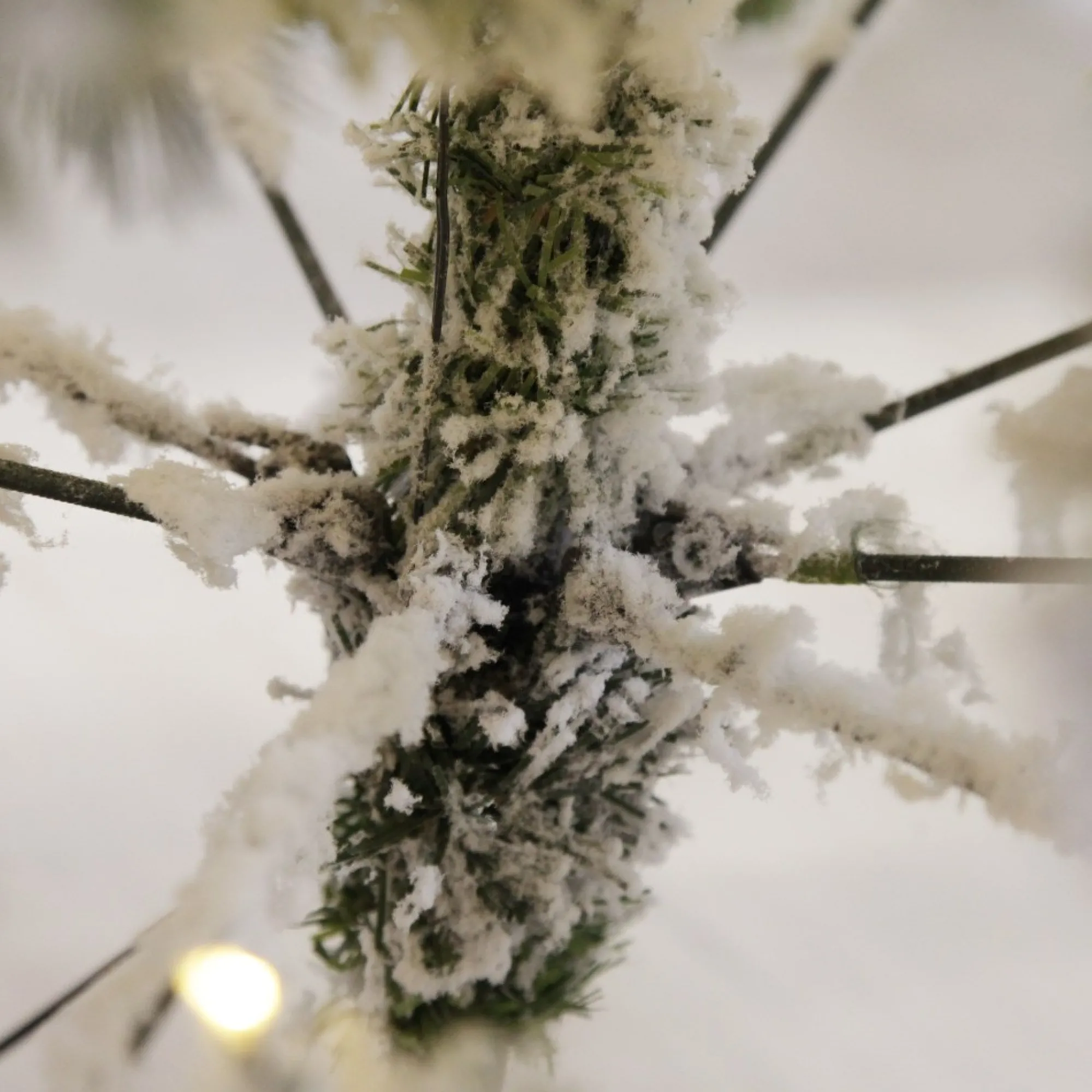 Pre-lit Snow Flocked Fir Christmas Tree Hot