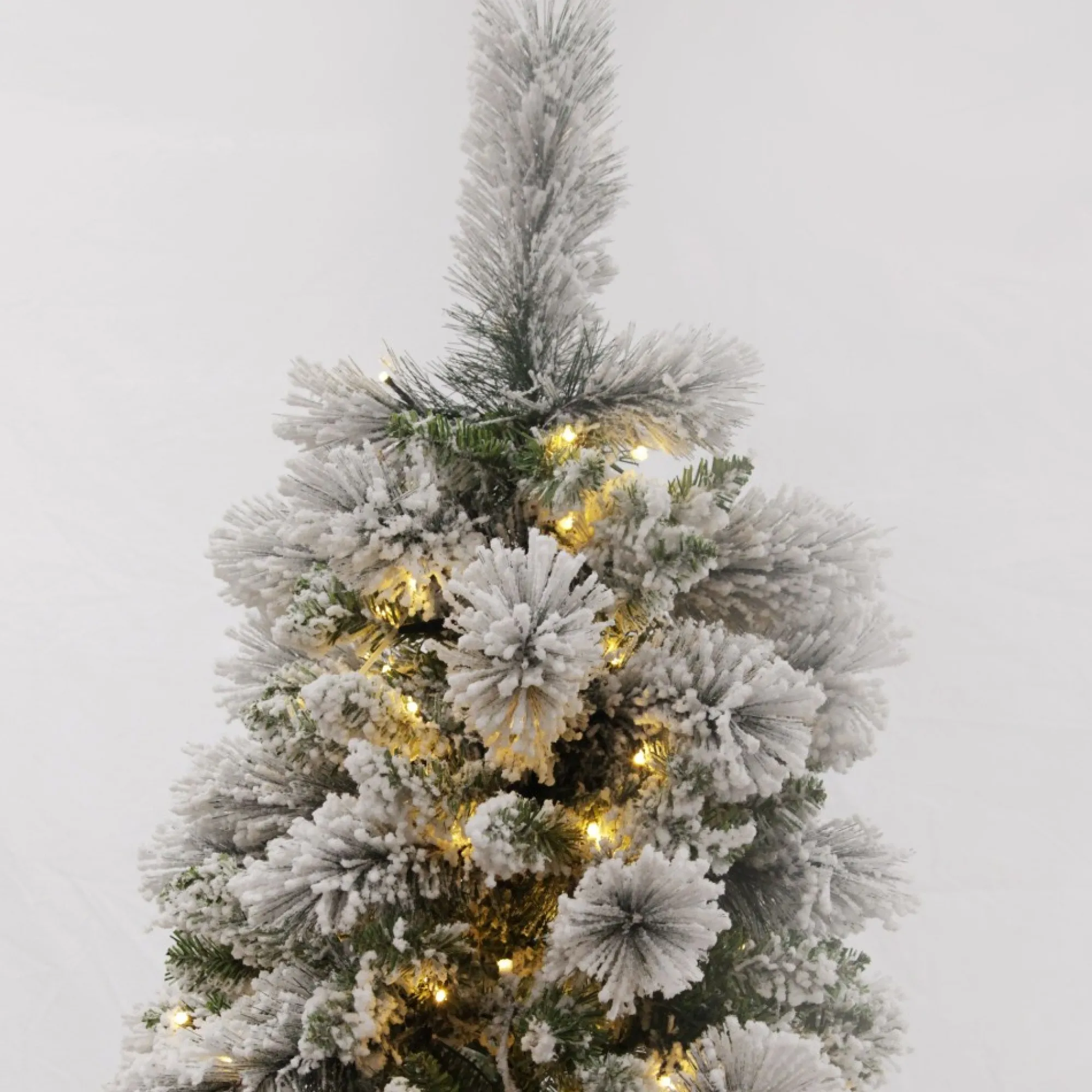 Pre-lit Snow Flocked Fir Christmas Tree Hot