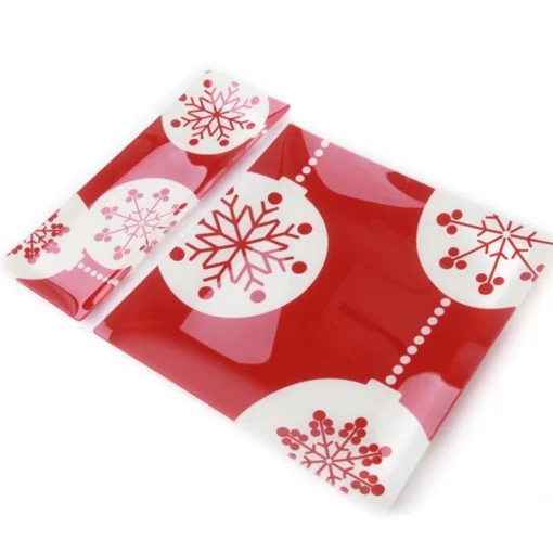 Rectangle Glass Christmas Platter Clearance