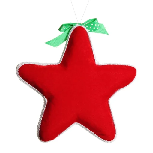 Red and Green Candy Star Christmas Decoration Cheap