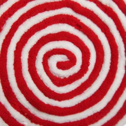 Red and White Felt Lollipop Christmas Pick Cheap