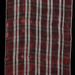 Red and White Stripe Decomesh Roll Fashion