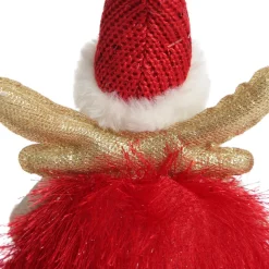 Red Dress Fabric Standing Angel Discount