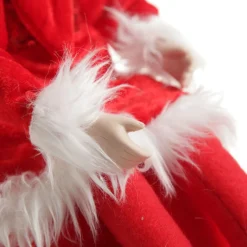 Red Elf on Bauble Christmas Ornament Outlet