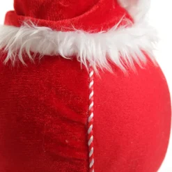Red Elf on Bauble Christmas Ornament Outlet