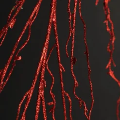 Red Glitter Branch Outlet