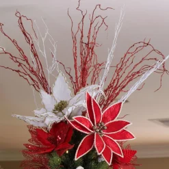 Red Glitter Branch Outlet
