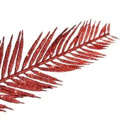 Red Glitter Feather Spray Fashion