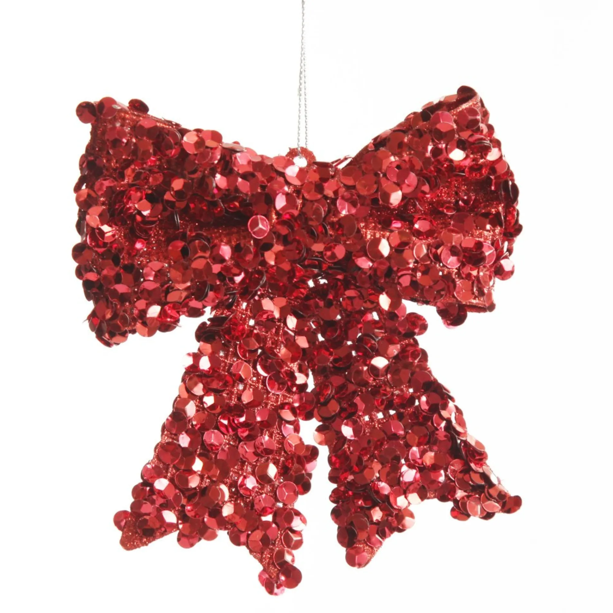 Red Glitter Sequin Bow Cheap