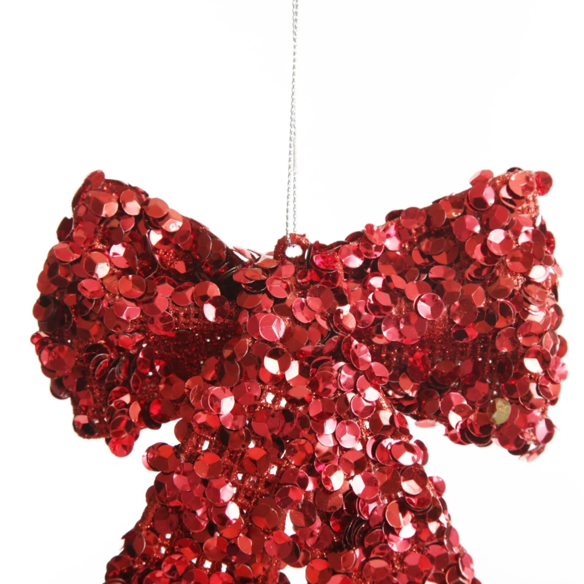 Red Glitter Sequin Bow Cheap