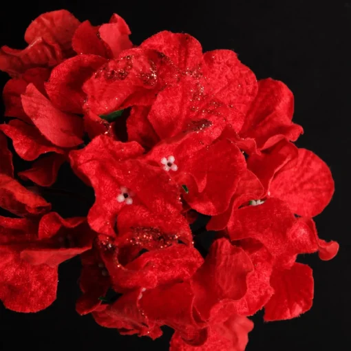 Red Hydrangea Flower Stem Shop