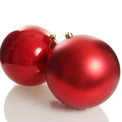 Red Jumbo Shatterproof Christmas Bauble Decoration Store