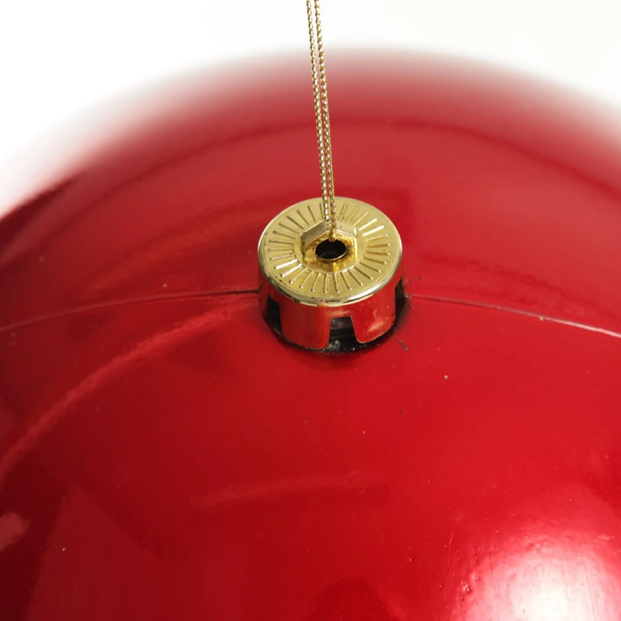 Red Jumbo Shatterproof Christmas Bauble Decoration Store