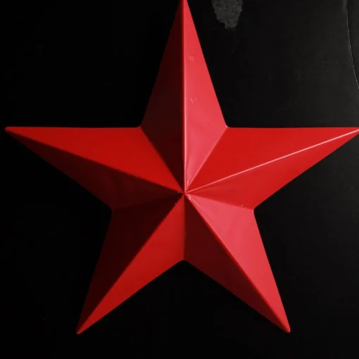 Red Metal Star Cheap