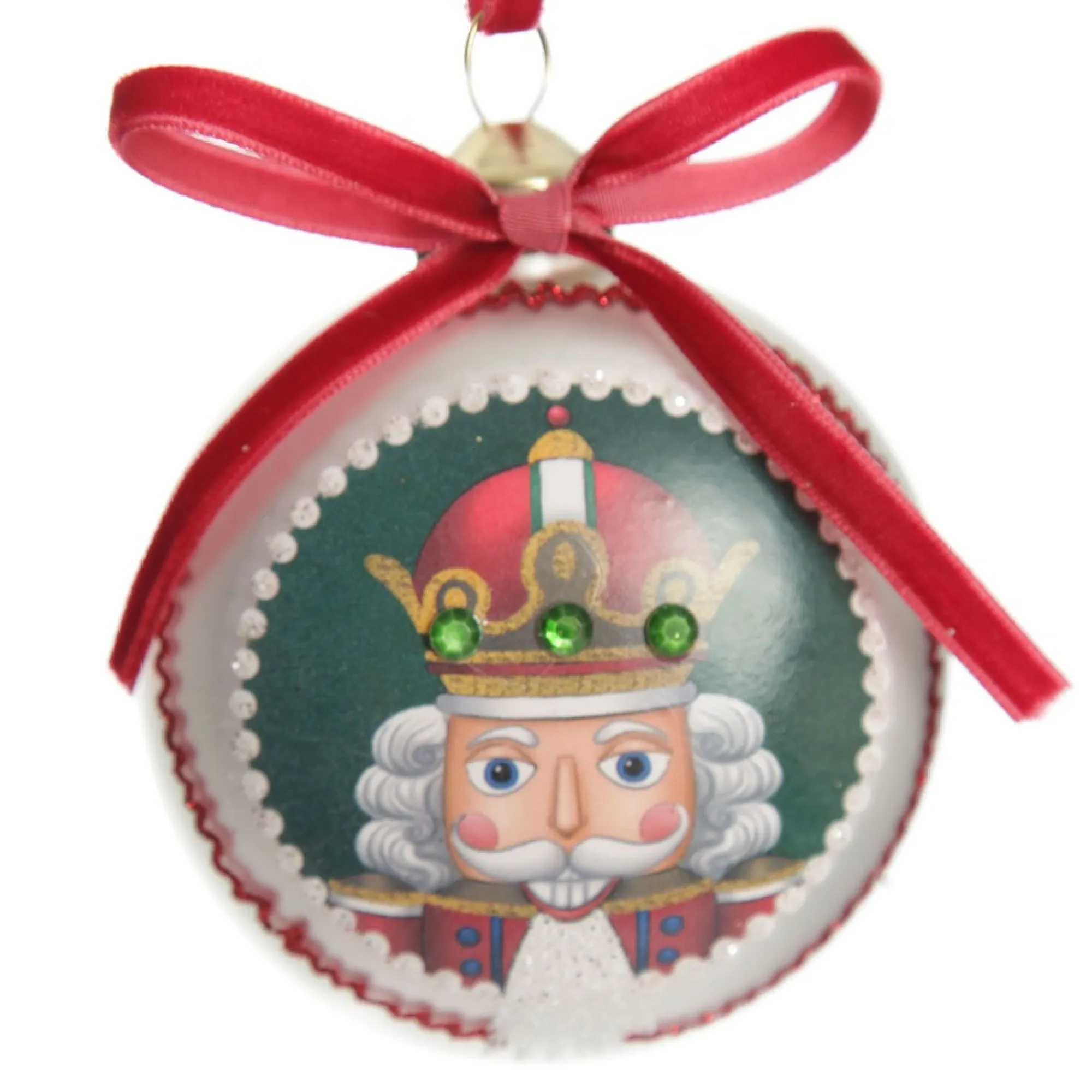 Red Nutcracker Christmas Disc New