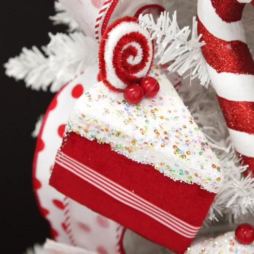 Red Velvet Cake Slice Christmas Tree Decoration Store
