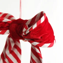Red Velvet Christmas Bow with Candy Hot