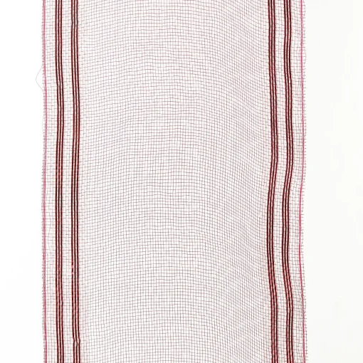 Red with White Edge Decomesh Roll Best Sale