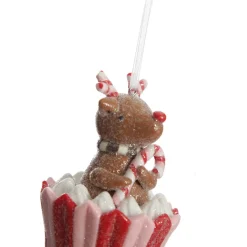 Reindeer Cupcake Christmas Tree Decoration Hot