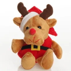 Reindeer in Santa Suit Shop
