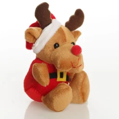 Reindeer in Santa Suit Shop