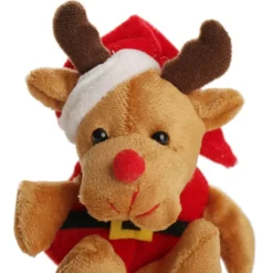 Reindeer in Santa Suit Shop