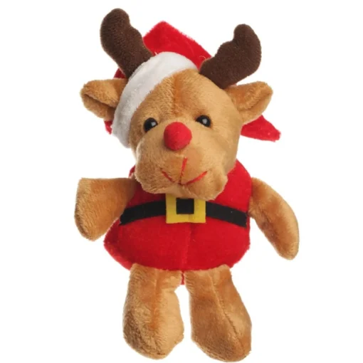 Reindeer in Santa Suit Shop