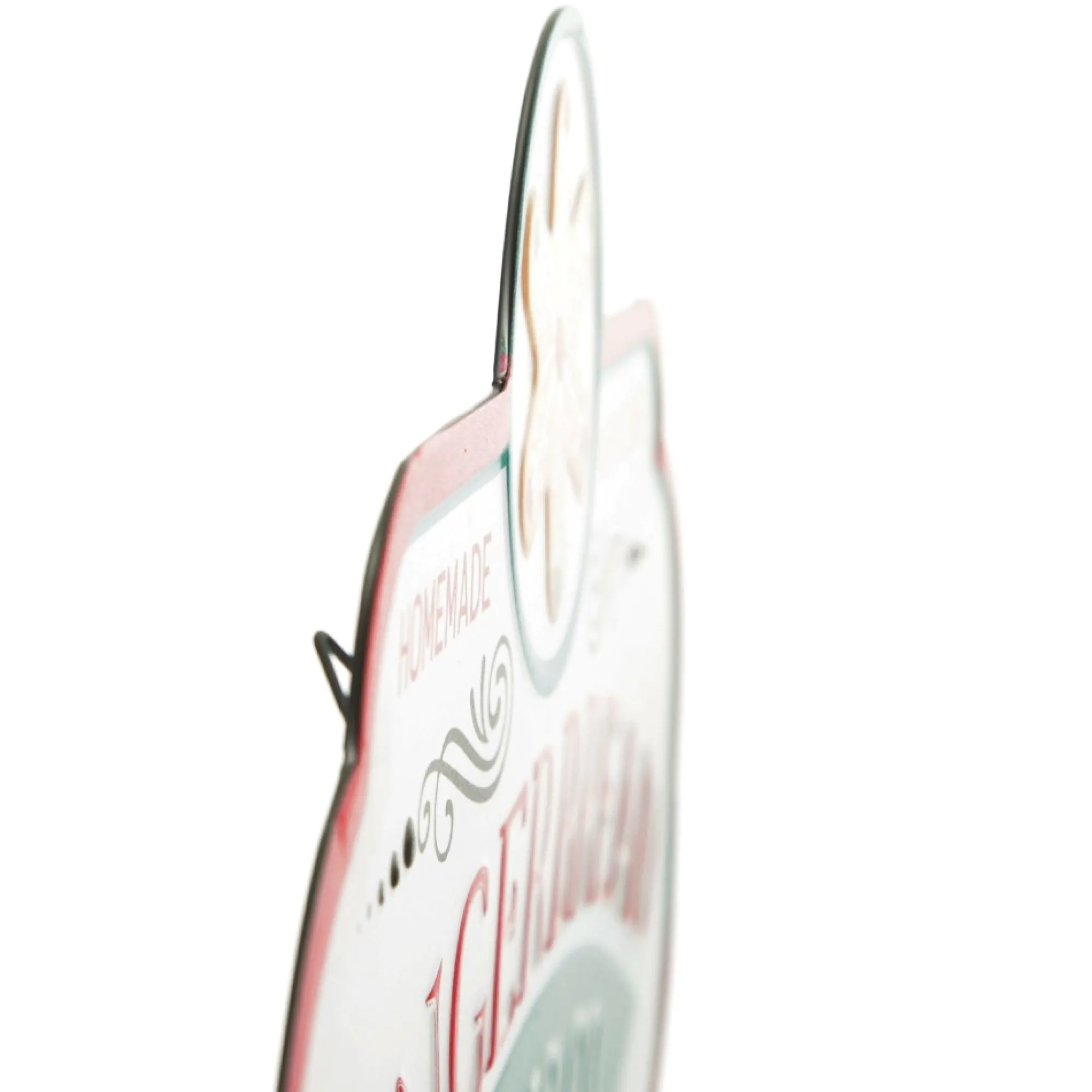 Retro Metal Gingerbread Baking Co Christmas Wall Sign Store