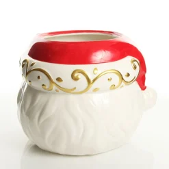 Retro Santa Planter Pot Christmas Ornament Hot