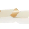 Reversible Ivory Velvet and Satin Wired Christmas Ribbon Garland Outlet