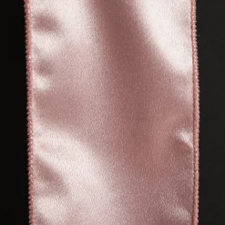 Reversible Pink Velvet and Satin Wired Christmas Ribbon Garland Cheap
