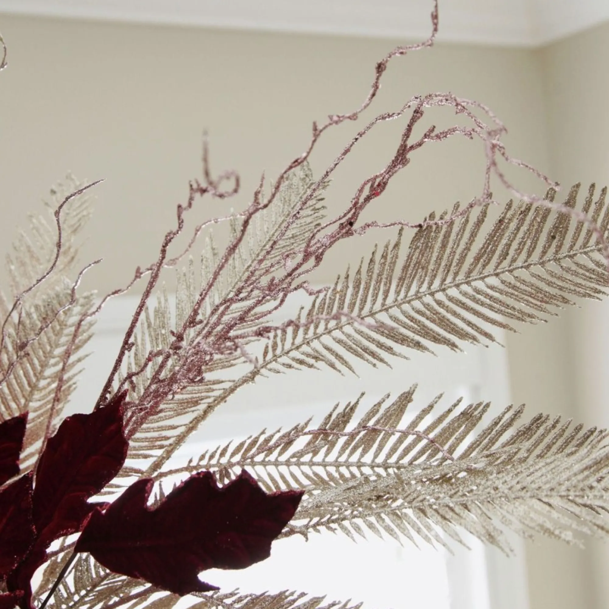 Rose Gold Glitter Branch Cheap