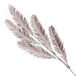 Rose Gold Glitter Feather Spray Hot