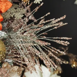 Rose Gold Glitter Grass Spray New